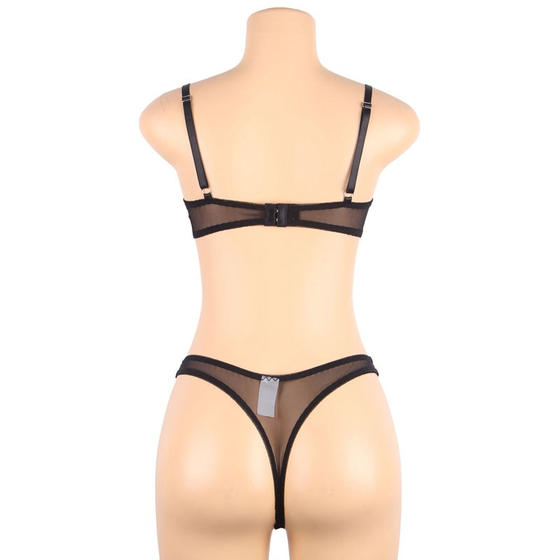 Slutty Sexy Black Lingerie Set Nasty mature sheer lingerie