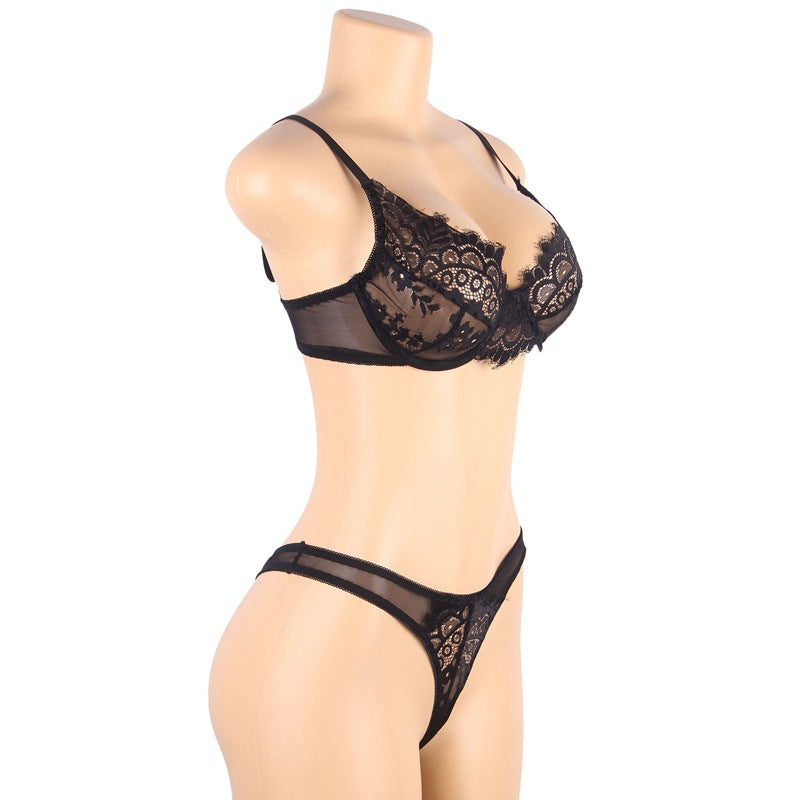 Slutty Sexy Black Lingerie Set Nasty mature sheer lingerie