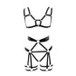 Slutty Sexy Lingerie Bra Set Intimate Bondage Harness Lingerie Extreme Bra Panties