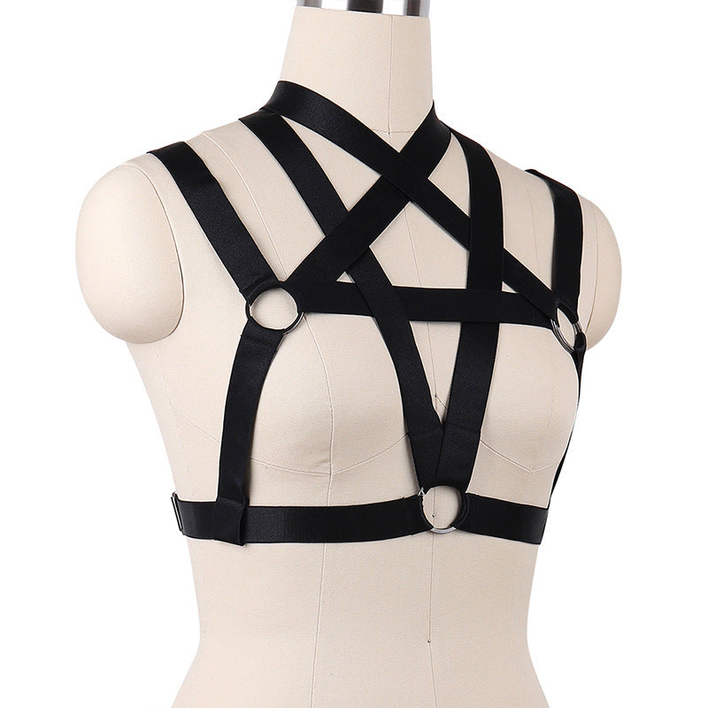 Slutty Sexy No Bra Women  Body Harness Lingerie