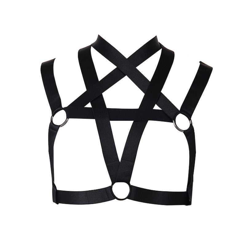 Slutty Sexy No Bra Women  Body Harness Lingerie