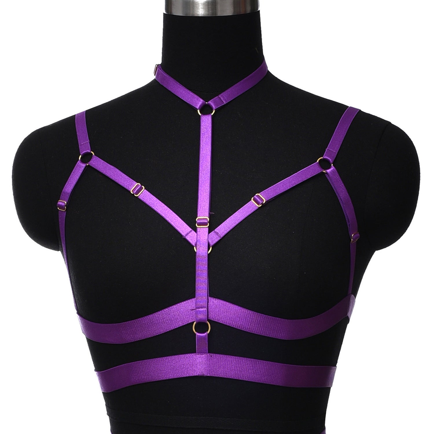 Slutty Sexy No Bra Women  Bondage Harness Lingerie