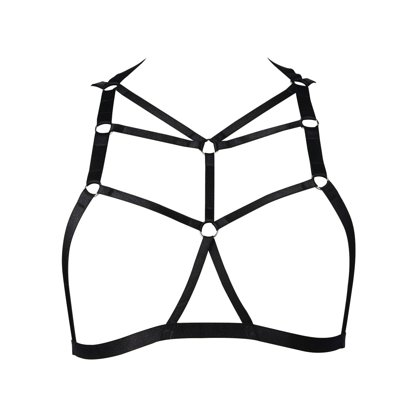 Slutty Sexy No Bra Women  Bondage Harness Lingerie