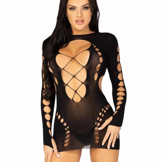 Slutty Sexy Sheer Dress Intimate See Through Mesh Lingerie sheer