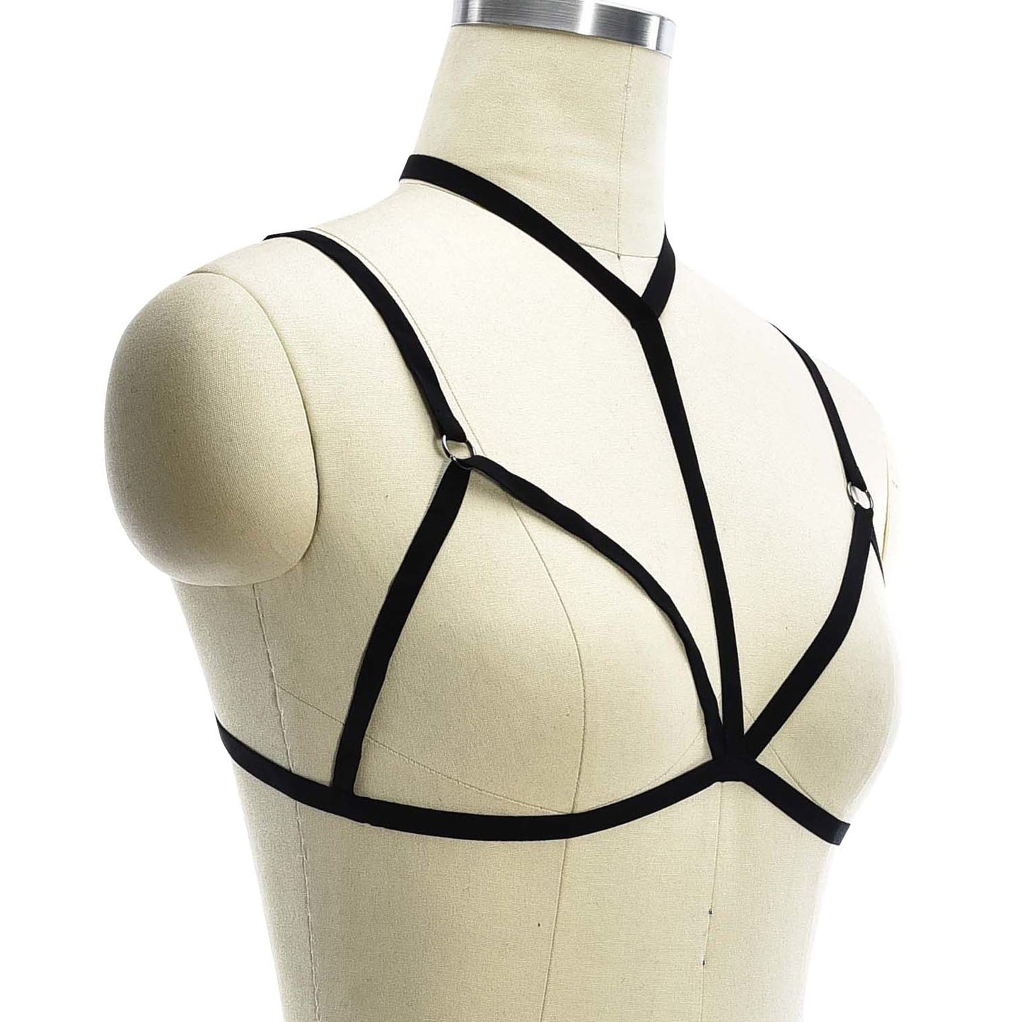 Slutty Strappy Bra Women  Black Body Harness Lingerie