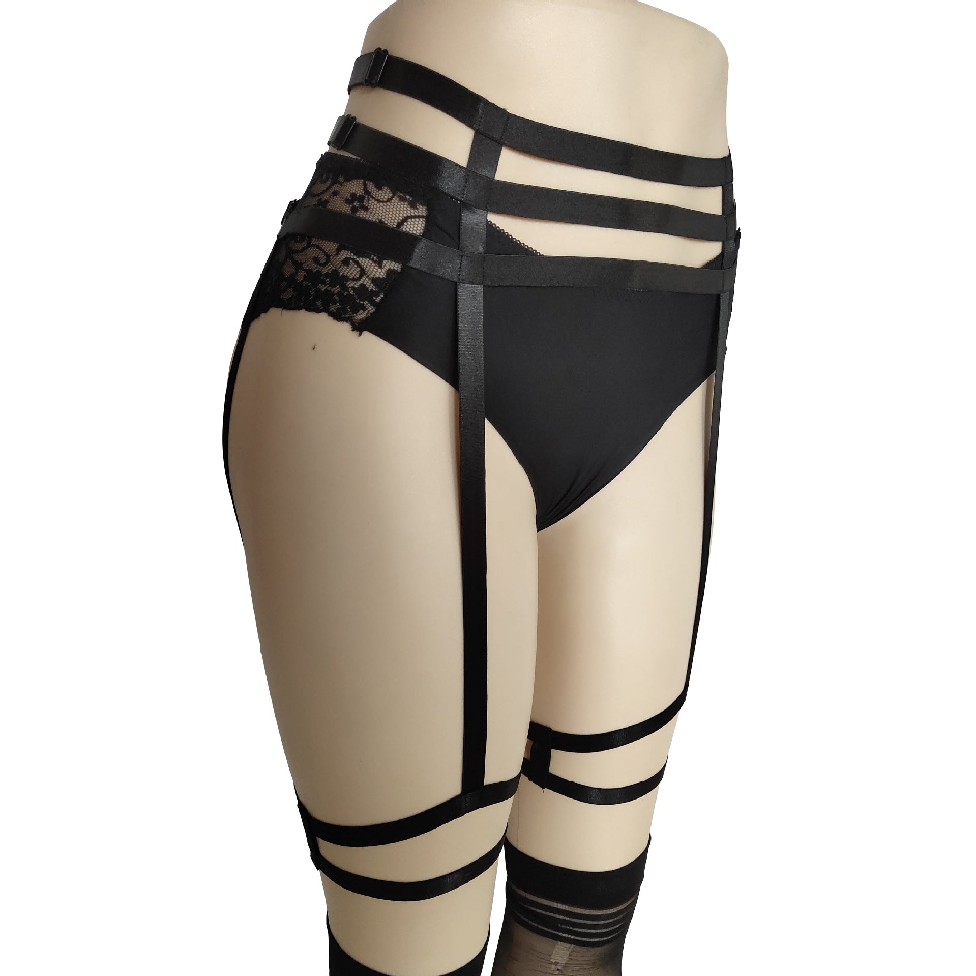 Slutty Thigh Garter Belt Women Bondage Harness Lingerie Le Jour Jour Slutty Thigh Garter Belt Women Bondage Harness Lingerie Le Jour Jour