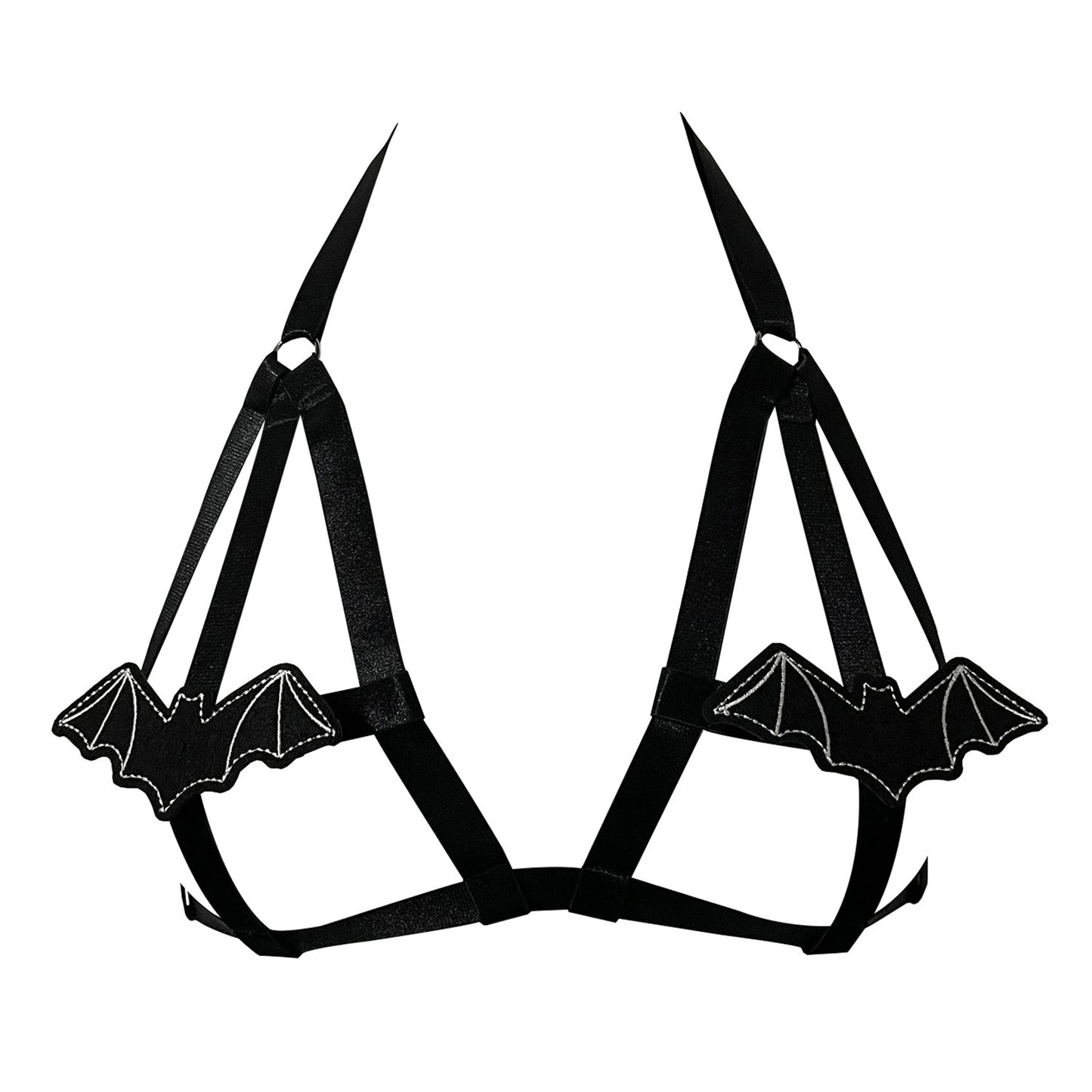 Strapy Bra Straps Black Bdsm Lingerie Harness