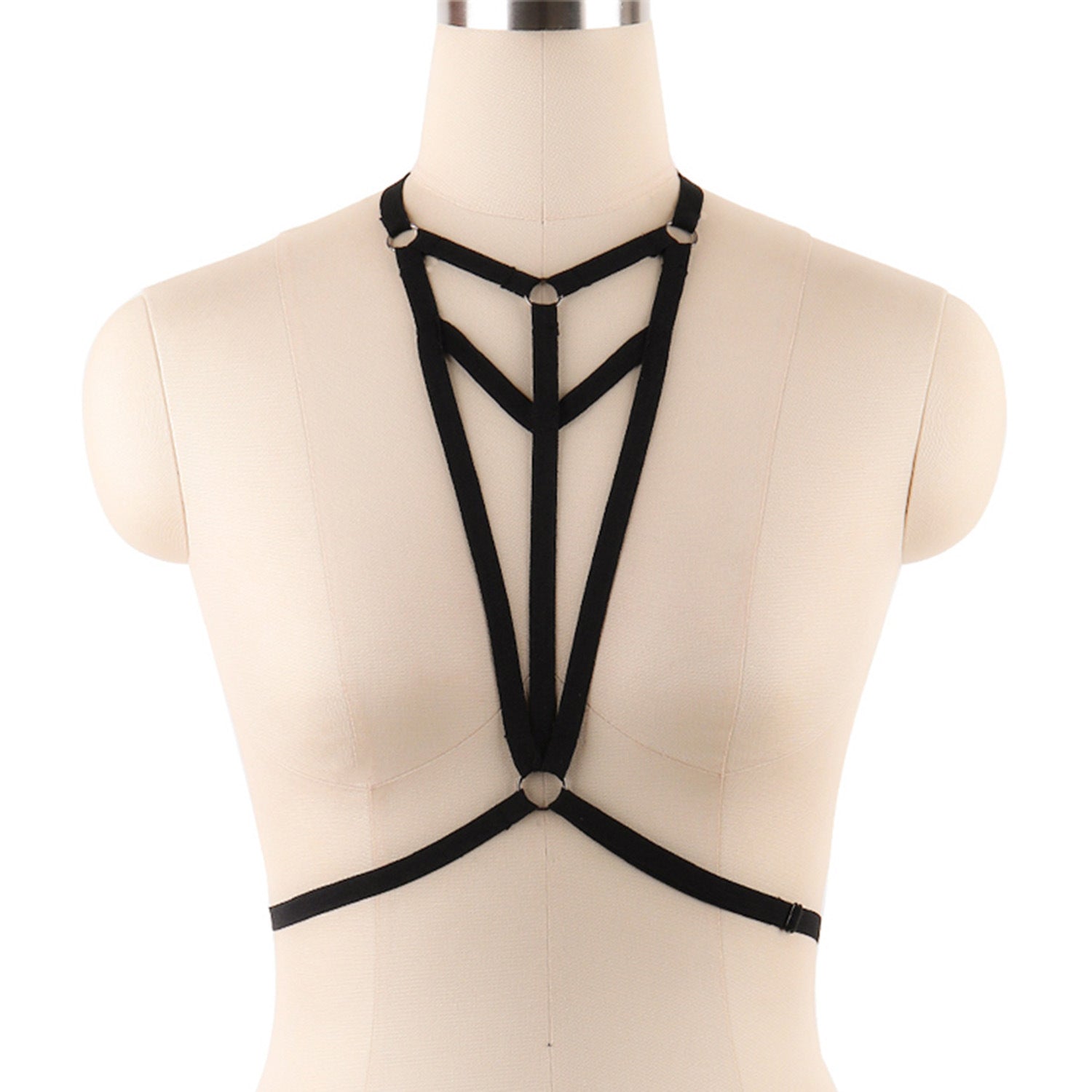 Strapy Bra Straps White Strappy Harness Lingerie