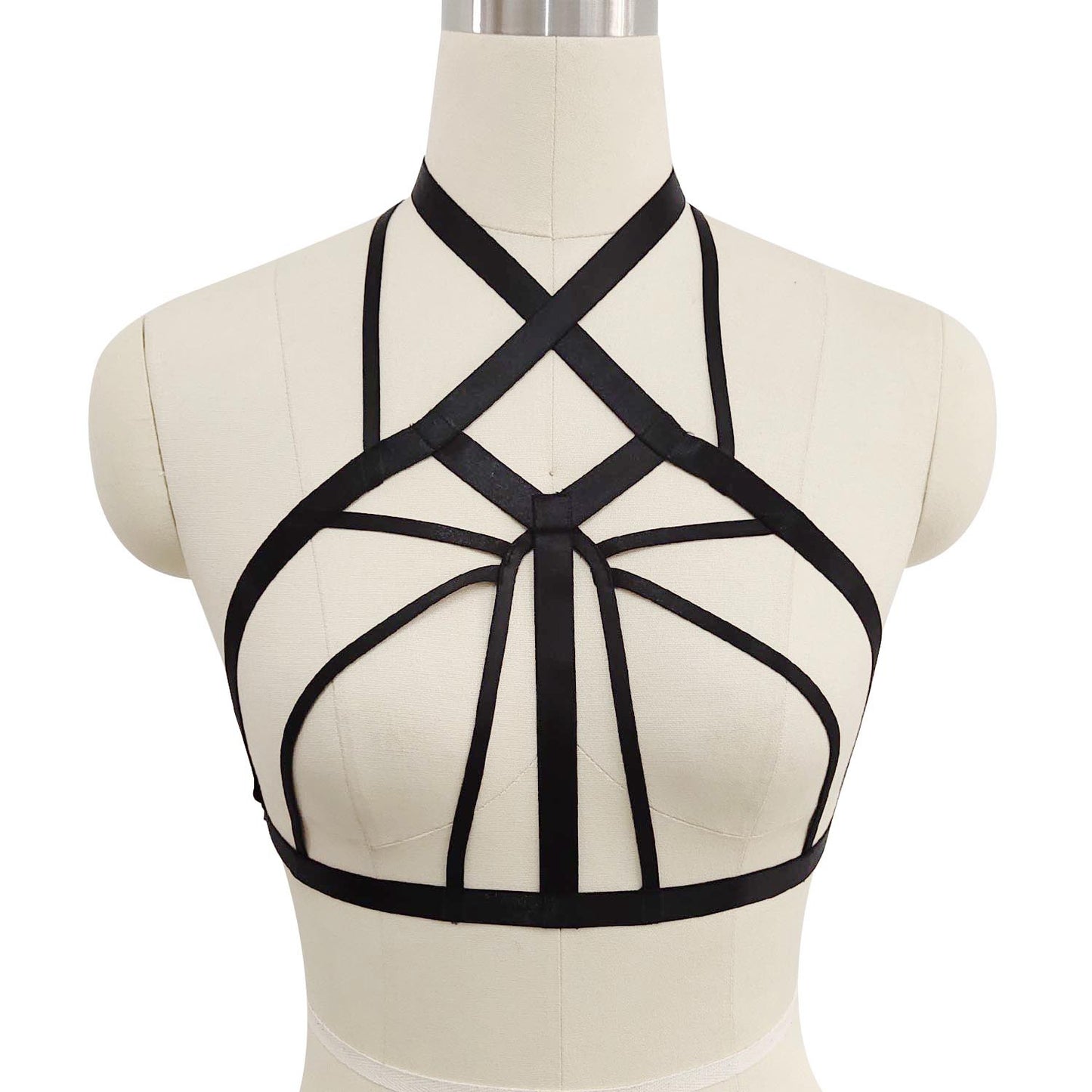 Strapy Sexiest Bra Black Bdsm Harness Lingerie