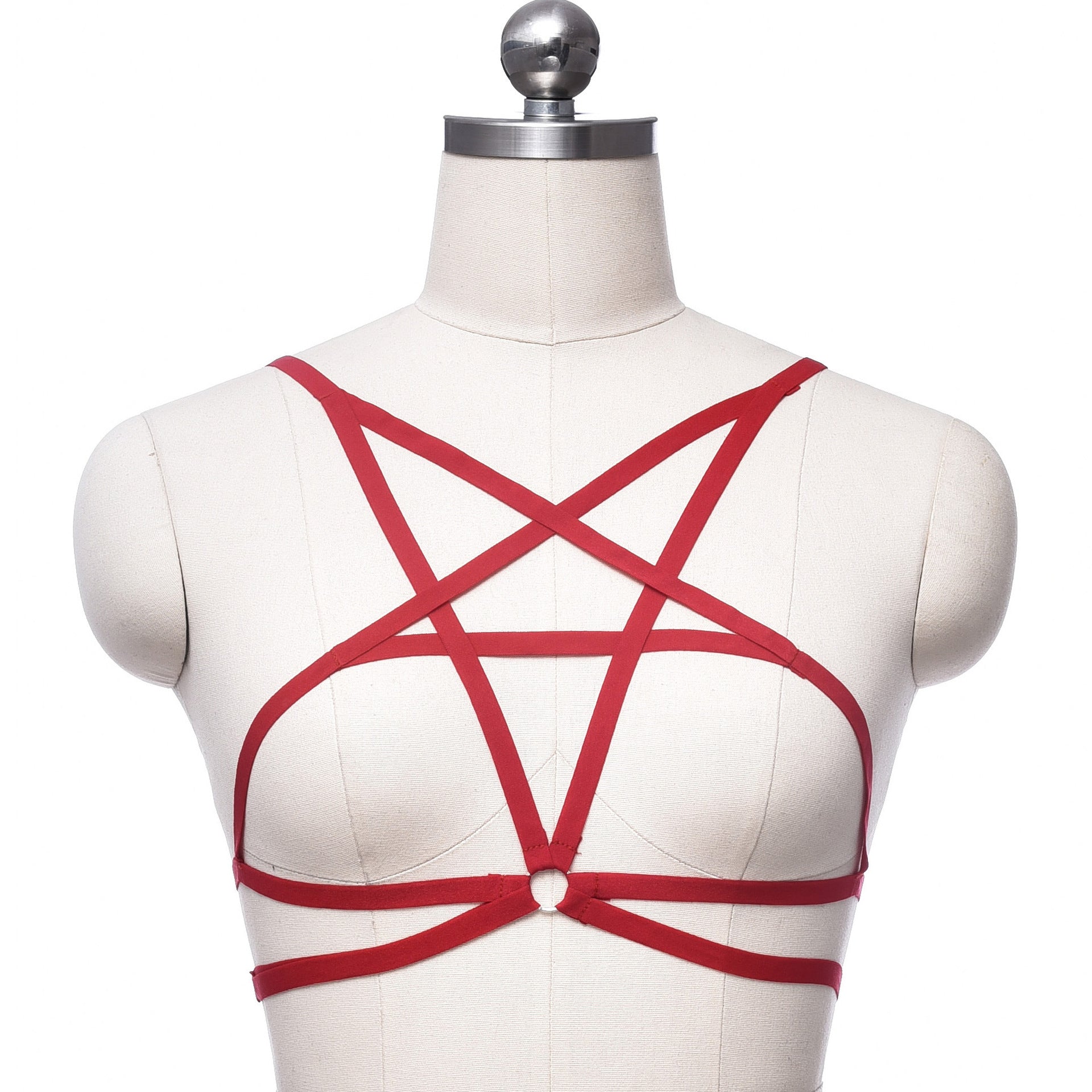 Strapy Sexiest Bra White Bdsm Harness Lingerie