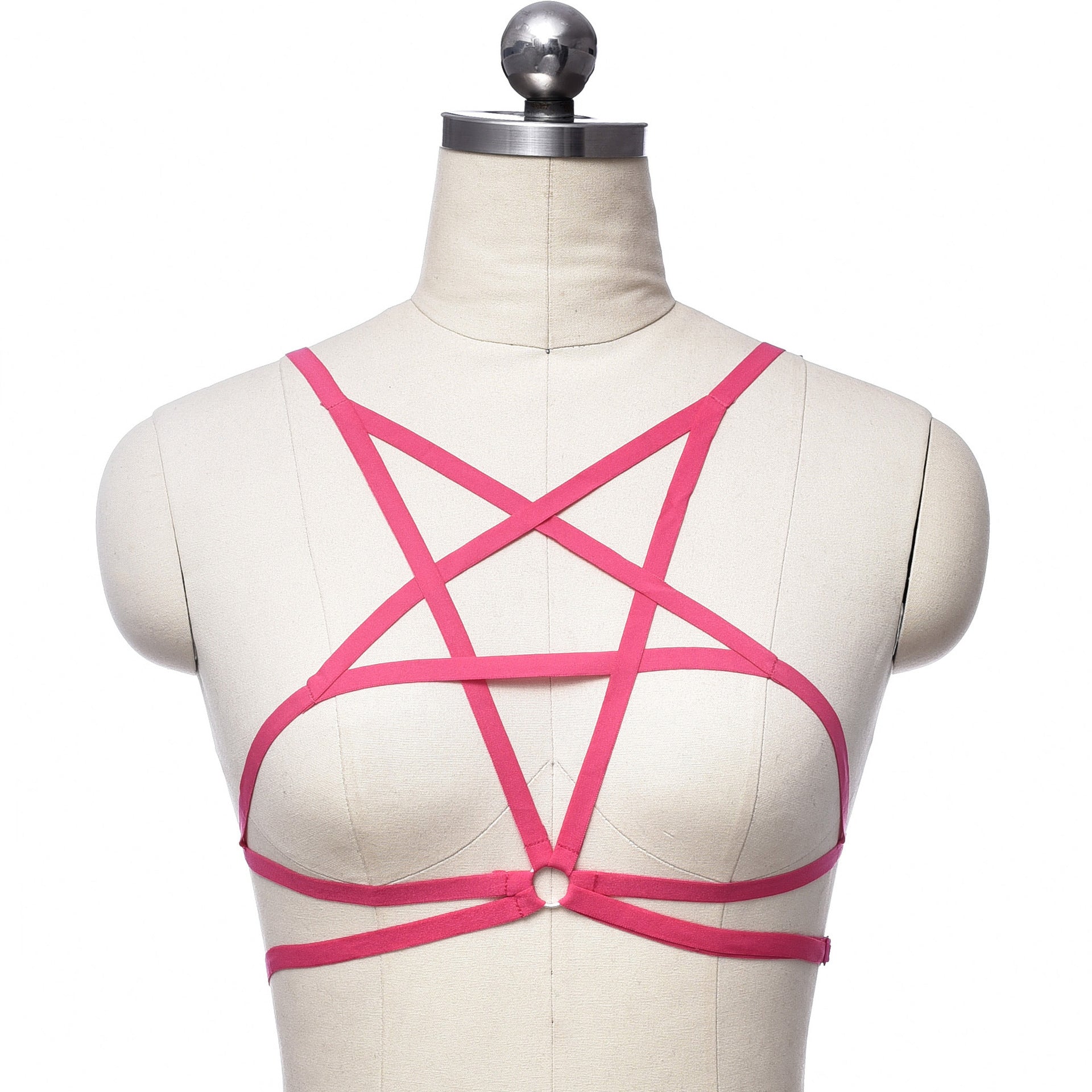 Strapy Sexiest Bra White Bdsm Harness Lingerie