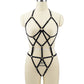 Strapy Sexy Bodysuit White Body Harness Lingerie Sex Teddy