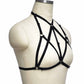 Strapy Sexy Bra Black Bondage Harness Lingerie