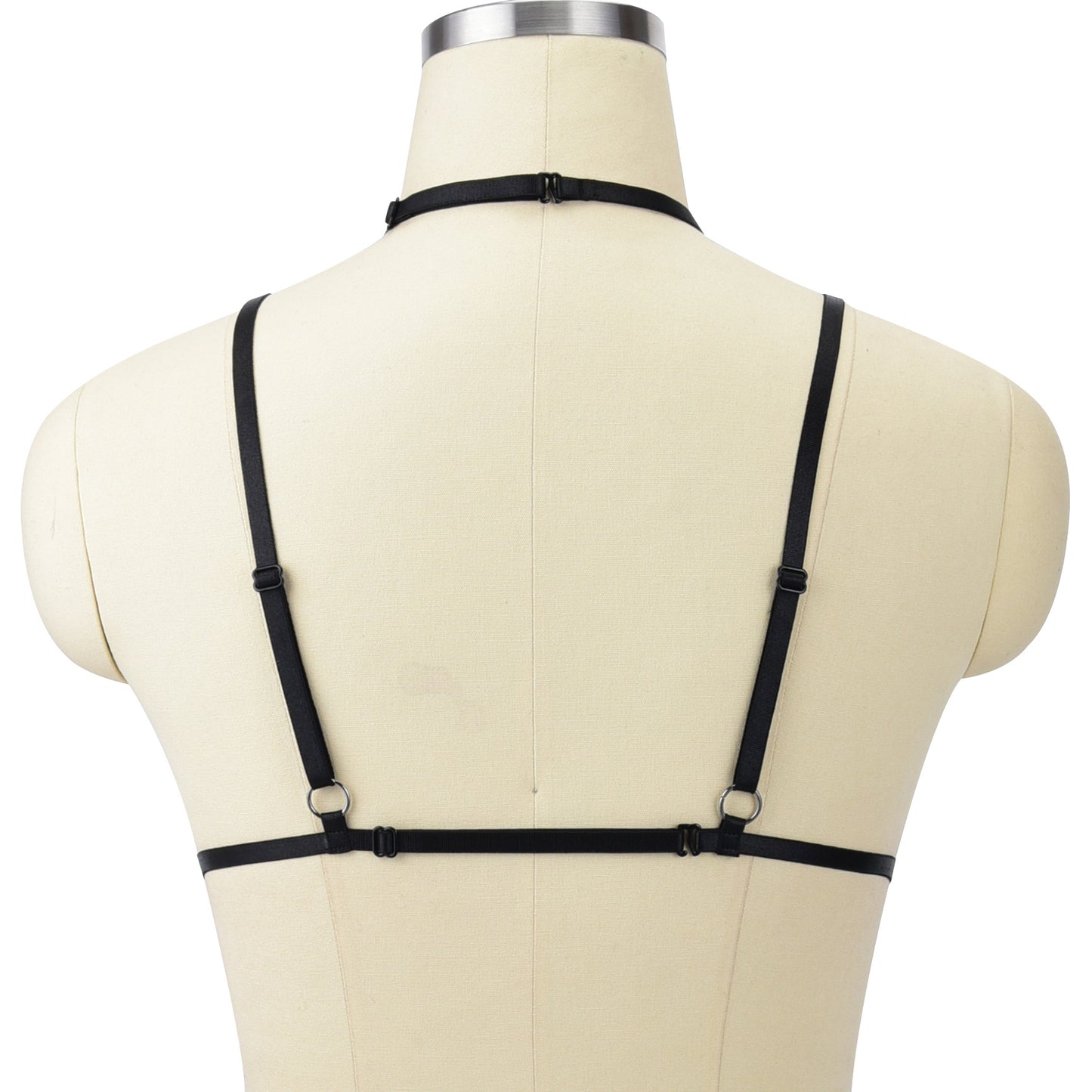 Strapy Sexy No Bra Black Bondage Harness Lingerie