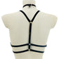 Strapy Sexy No Bra White Bondage Harness Lingerie