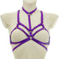 Strapy Sexy No Bra White Bondage Harness Lingerie