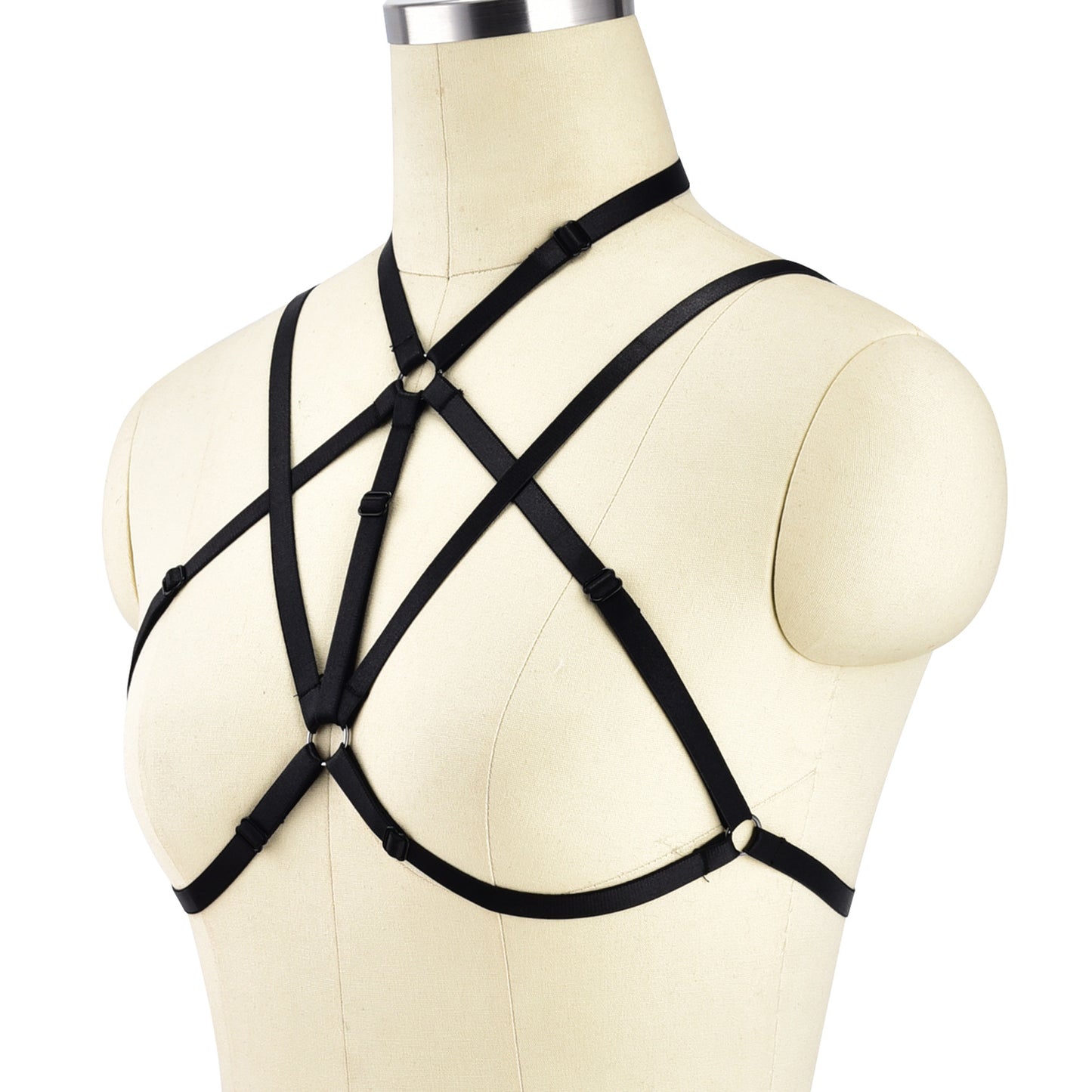 Submissive Bra Straps Chubby Bdsm Lingerie Harness