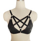 Submissive Bra for Sexy Chubby Black Body Harness Lingerie