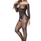 Submissive Lace Bodystocking Wife Sheer Mesh Lingerie Crotchless Bodysuit