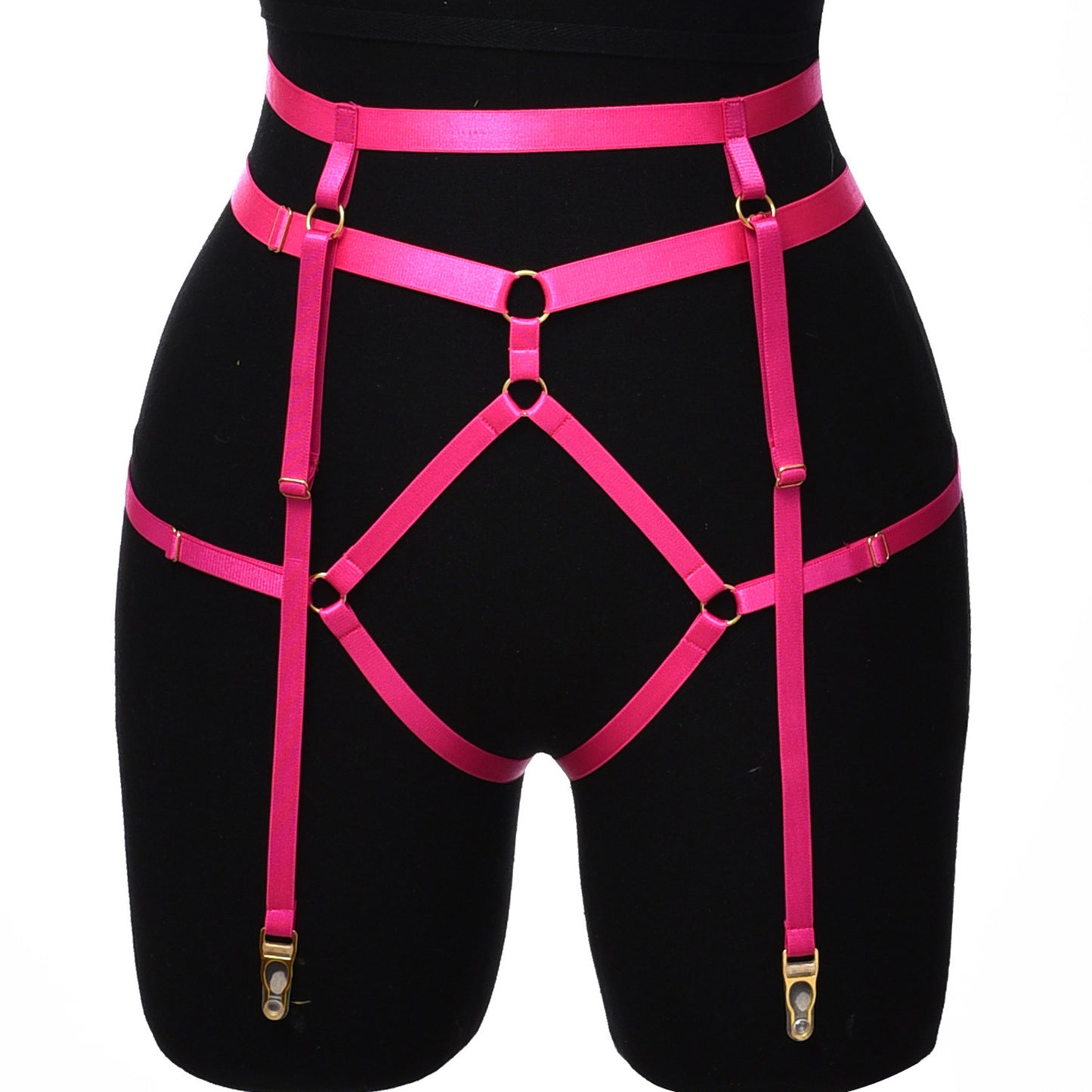 Submissive Lingerie With Garter Belt Chubby Bdsm Harness Lingerie