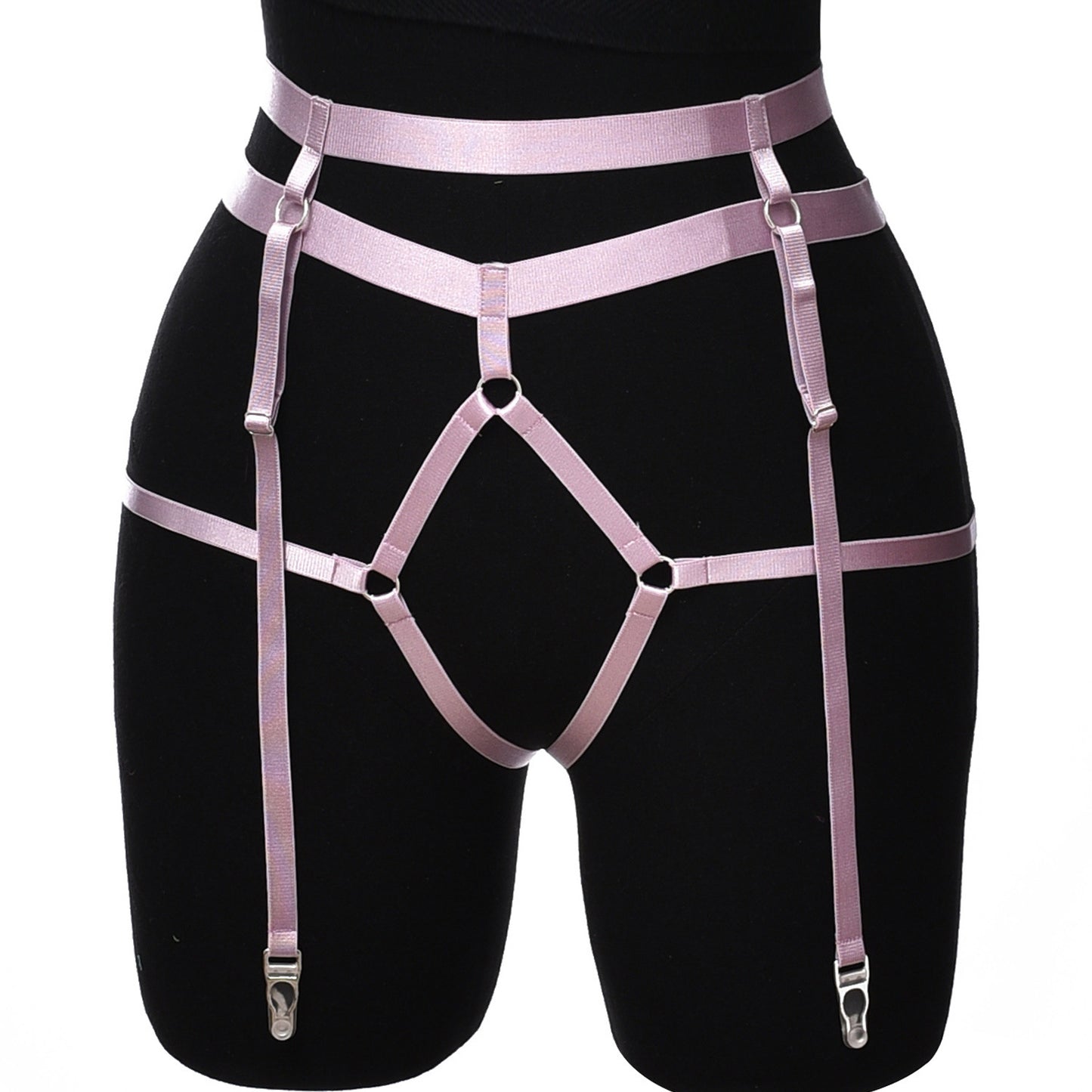 Submissive Lingerie With Garter Belt Chubby Bdsm Harness Lingerie