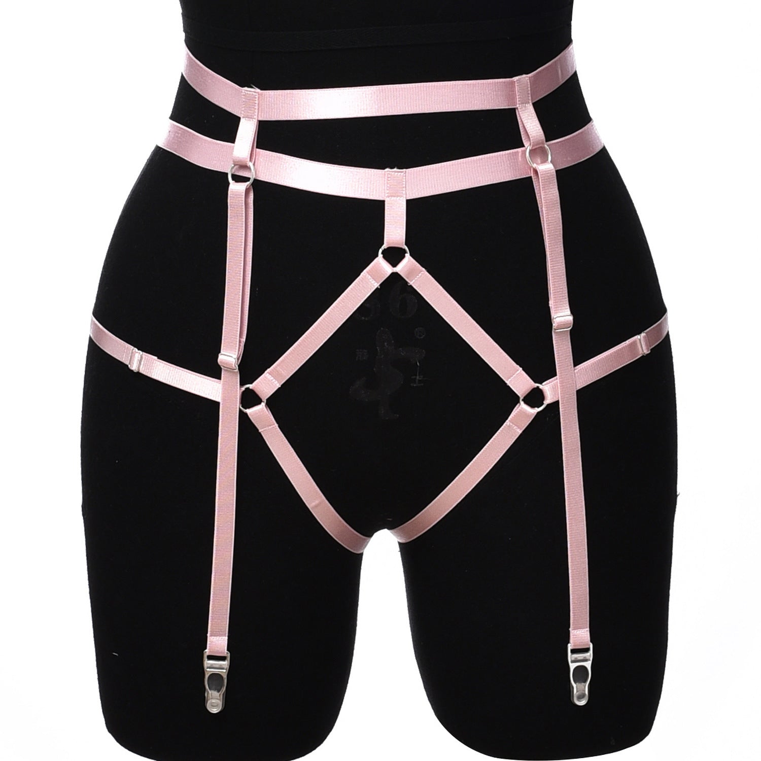 Submissive Lingerie With Garter Belt Chubby Bdsm Harness Lingerie