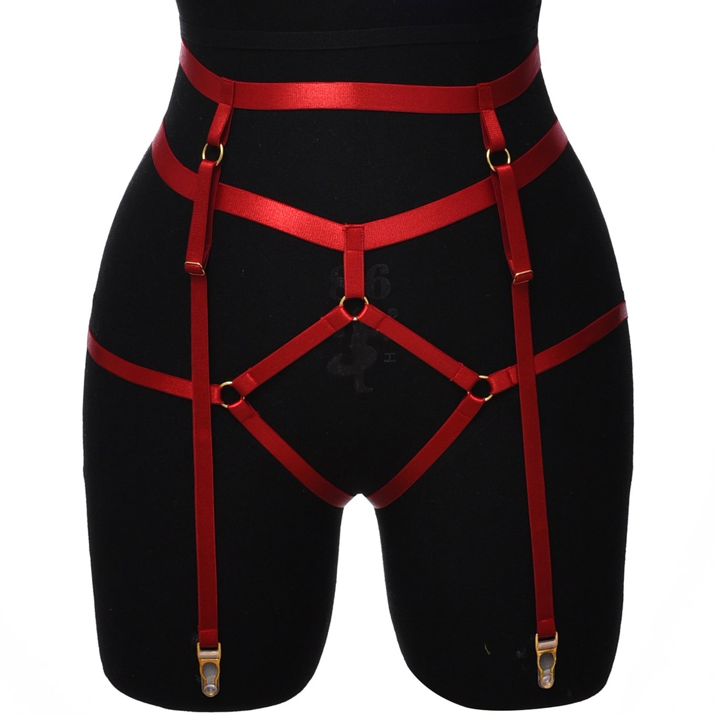 Submissive Lingerie With Garter Belt Chubby Bdsm Harness Lingerie