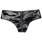 Submissive Panties Crotchless Leather Kinky Lingerie