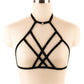 Submissive Sexy No Bra Chubby Bondage Harness Lingerie