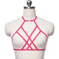 Submissive Sexy No Bra Chubby Bondage Harness Lingerie