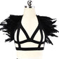 Submissive Strappy Bra Chubby Black Body Harness Lingerie