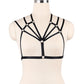 Submissive Strappy Bra Chubby Black Body Harness Lingerie