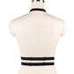 White Bra Straps Strapy Bdsm Lingerie Harness