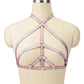 White Bra Straps Strapy Bdsm Lingerie Harness