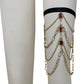 White Garter Leg Extreme Bdsm Harness Lingerie