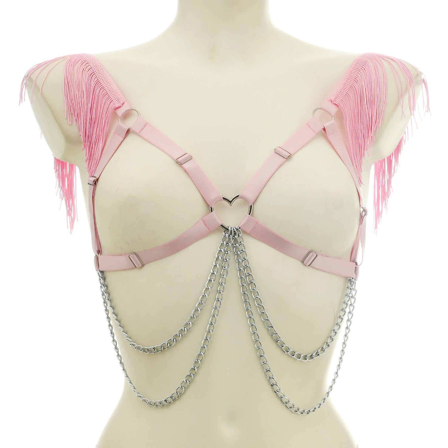 White Harness Bra Extreme Bdsm Lingerie Harness