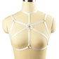 White Harness Bra Strapy Bdsm Lingerie Harness