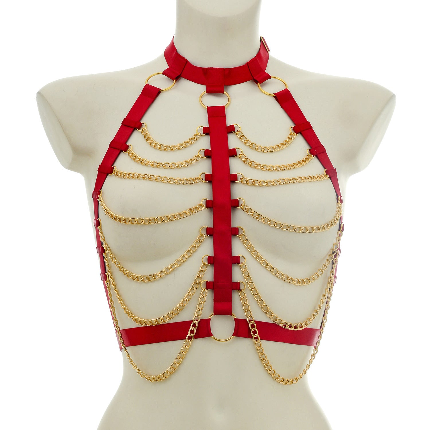 White Sexiest Bra Extreme Bdsm Harness Lingerie