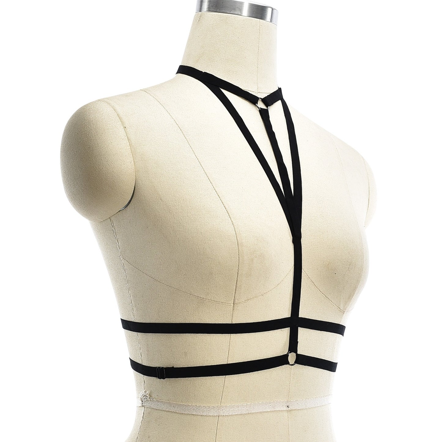 White Sexiest Bra Extreme Bdsm Harness Lingerie