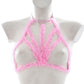 White Sexiest Bra Strapy Bdsm Harness Lingerie