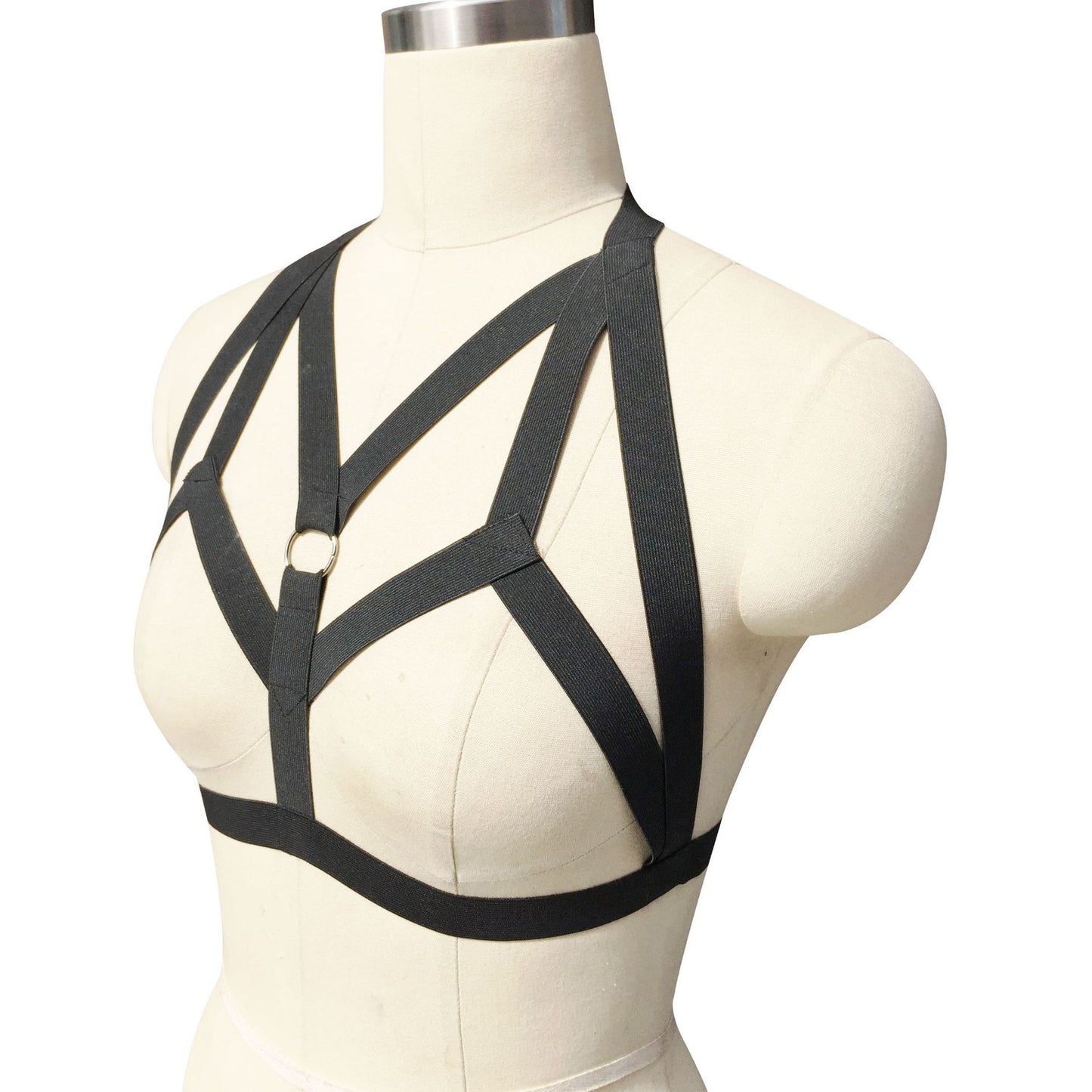 White Sexiest Bra Strapy Bdsm Harness Lingerie