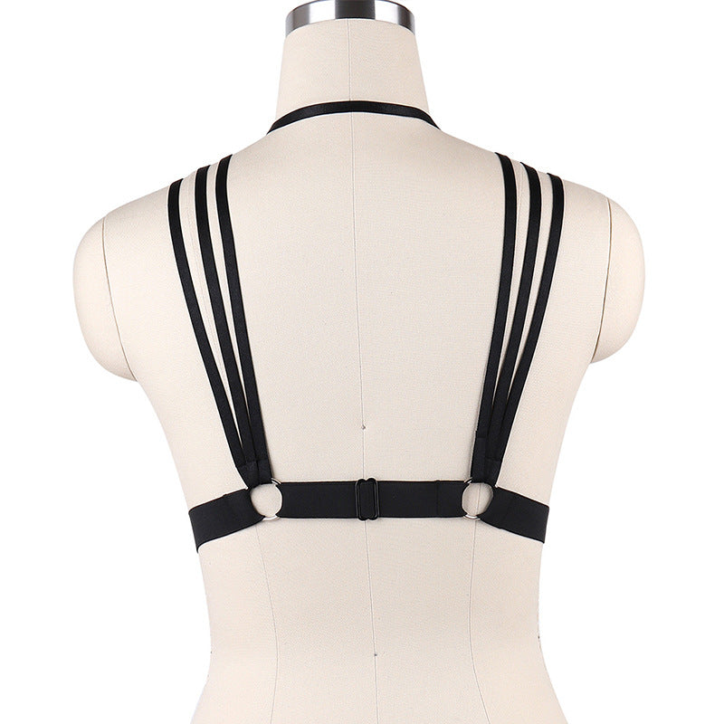 White Sexiest Bra Strapy Bdsm Harness Lingerie