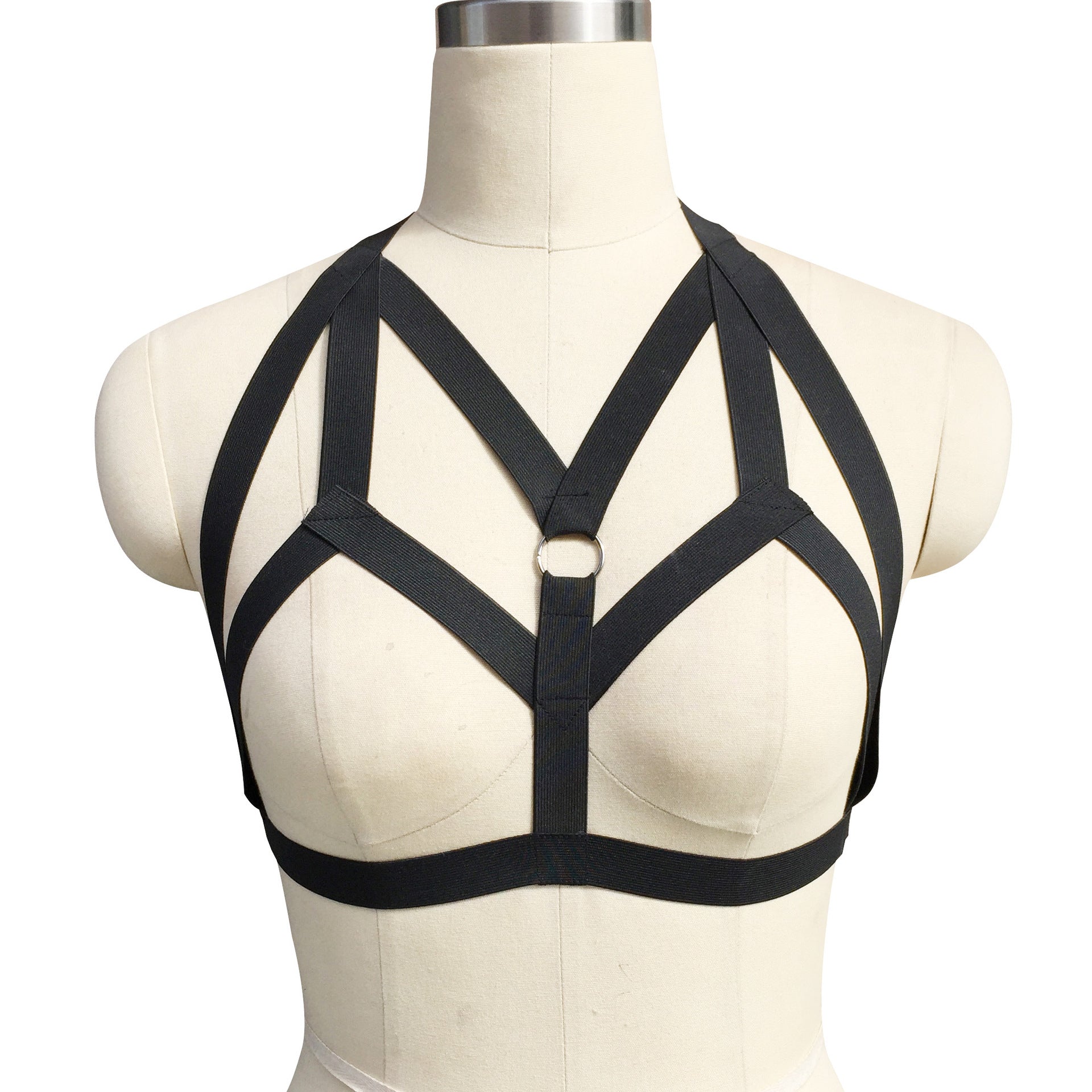 White Sexiest Bra Strapy Bdsm Harness Lingerie