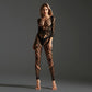 White Sexy Bodystocking Sex Women In See Thru Lingerie Mesh Bodysuit