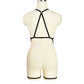 White Sexy Bodysuit Sex Body Harness Lingerie Strapy Teddy