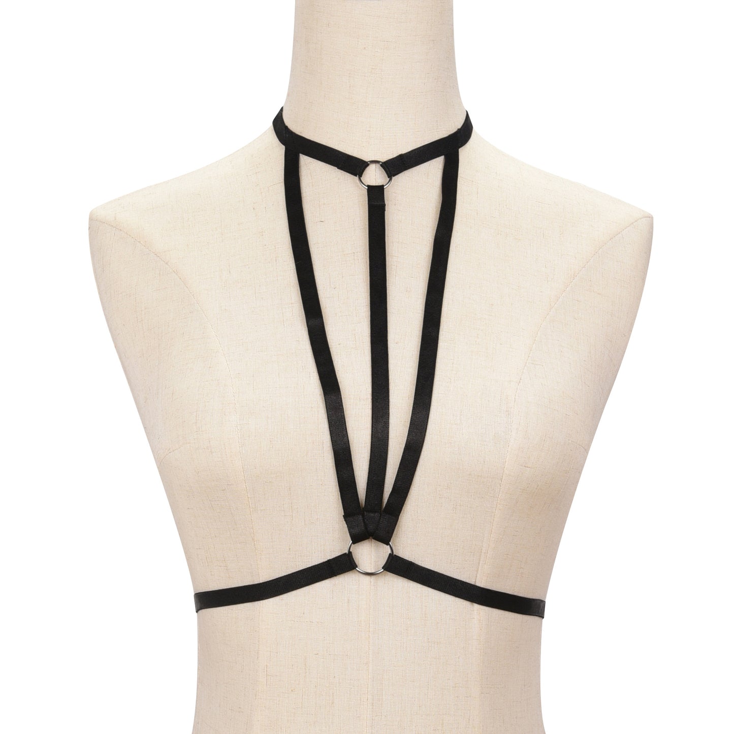 White Sexy Bra Extreme Body Harness Lingerie