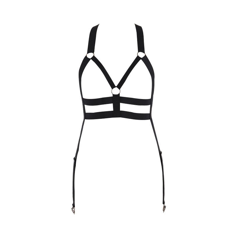 White Sexy Bra Strapy Body Harness Lingerie