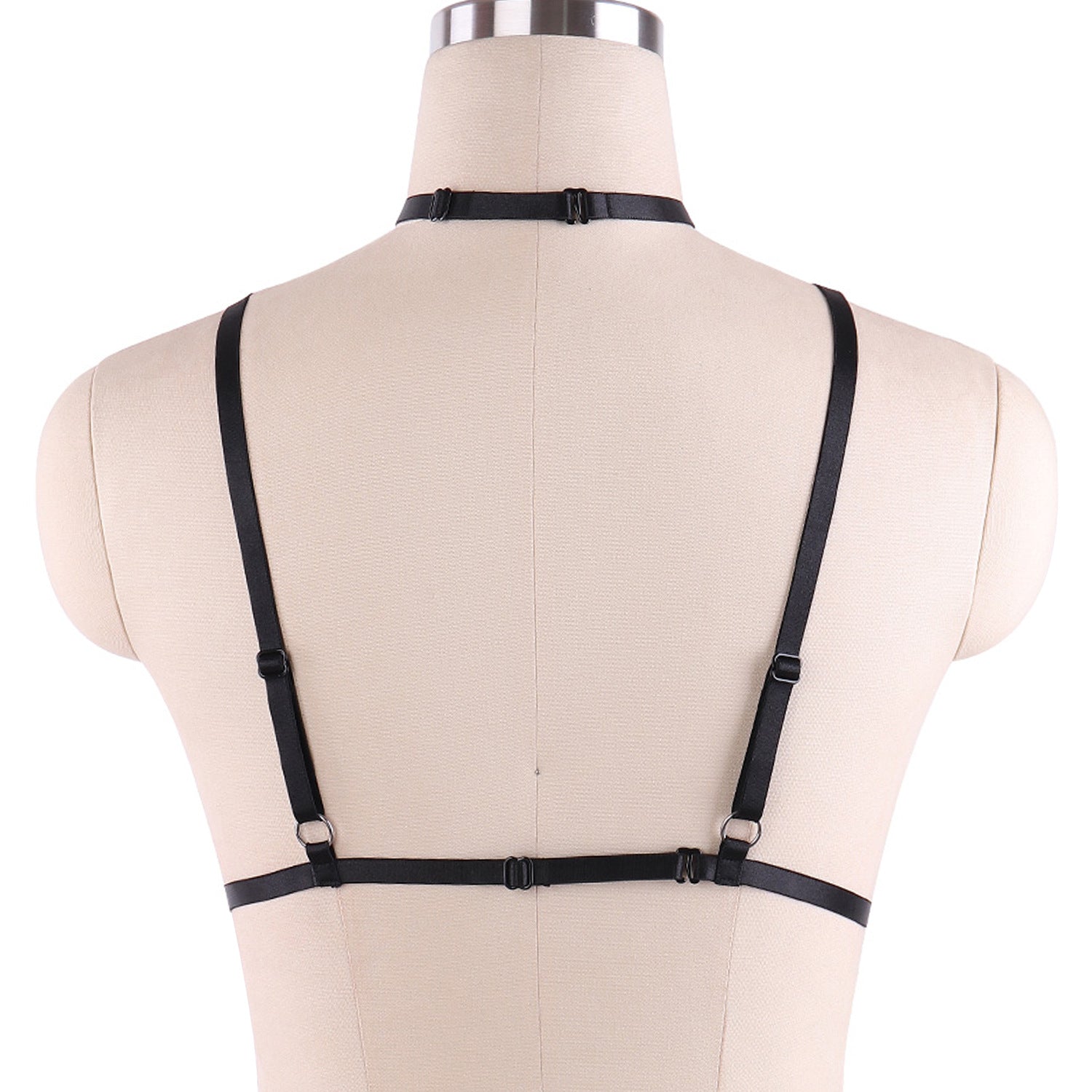 White Sexy Bra Strapy Bondage Harness Lingerie