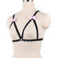 White Sexy No Bra Strapy Body Harness Lingerie