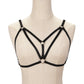 White Sexy No Bra Strapy Body Harness Lingerie